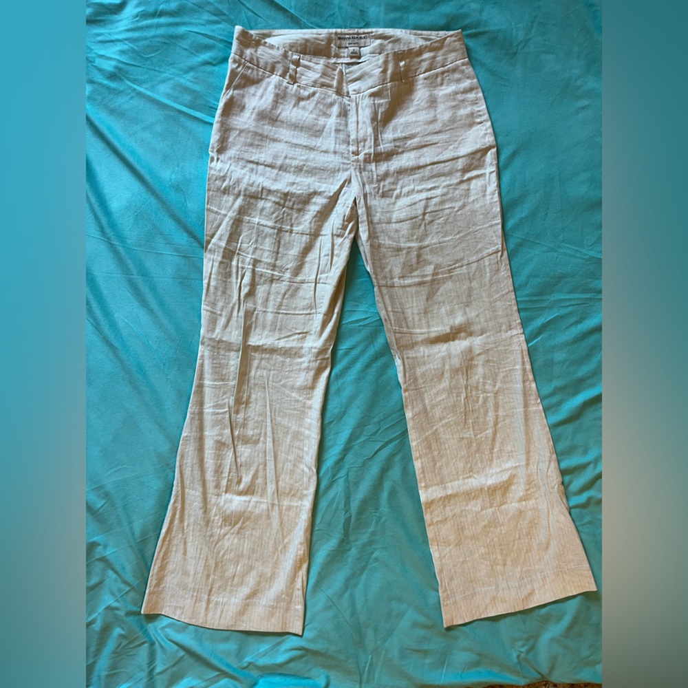 banana republic cream pants
